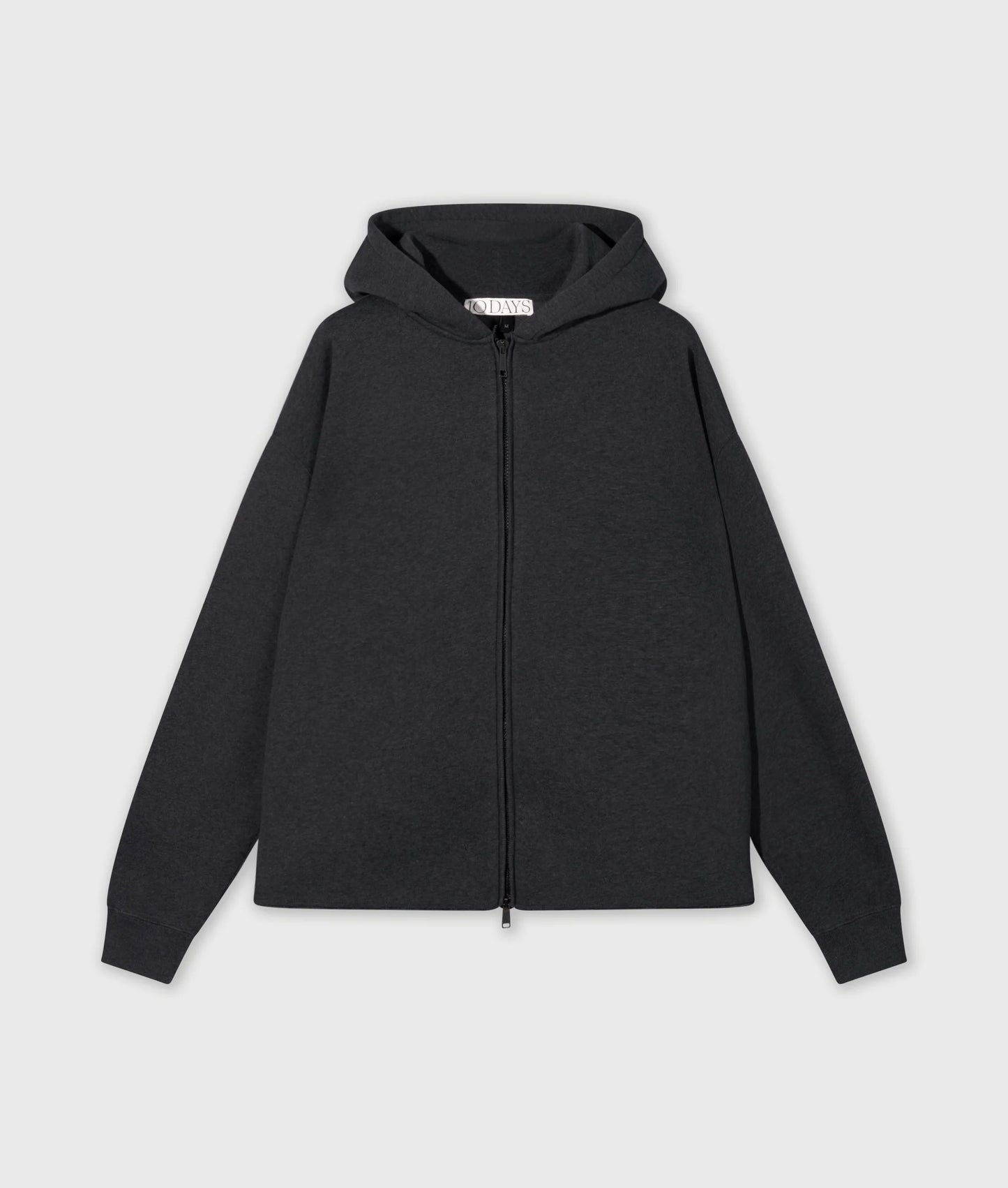 SUDADERA CON CAPUCHA Y CREMALLERA 10DAYS