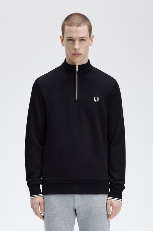 SUDADERA CON CREMALLERA DE FRED PERRY