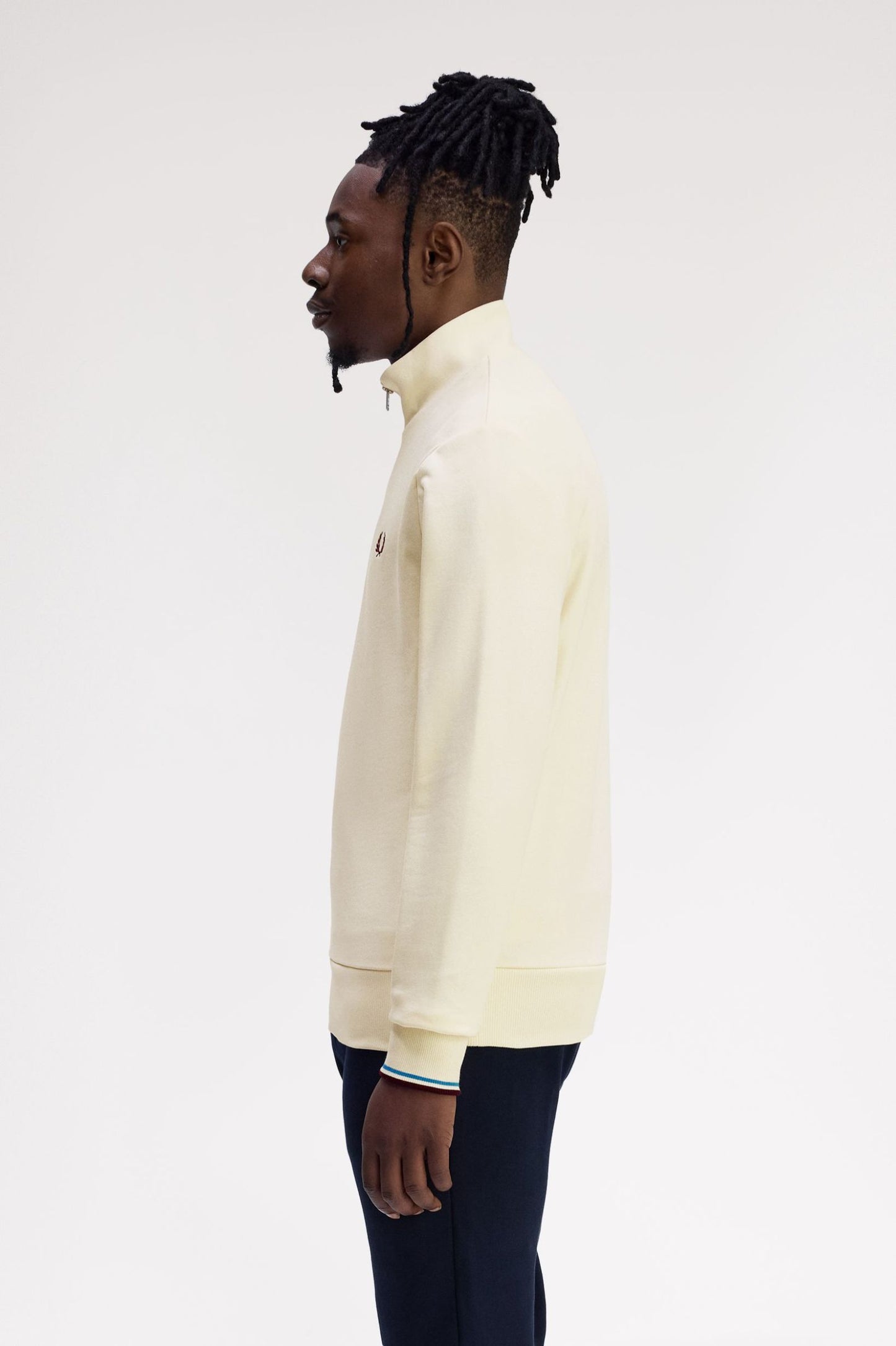 SUDADERA CON MEDIA CREMALLERA DE FRED PERRY