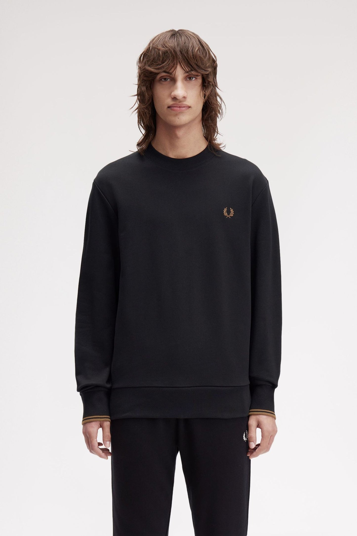 SUDADERA CON CUELLO REDONDO DE FRED PERRY