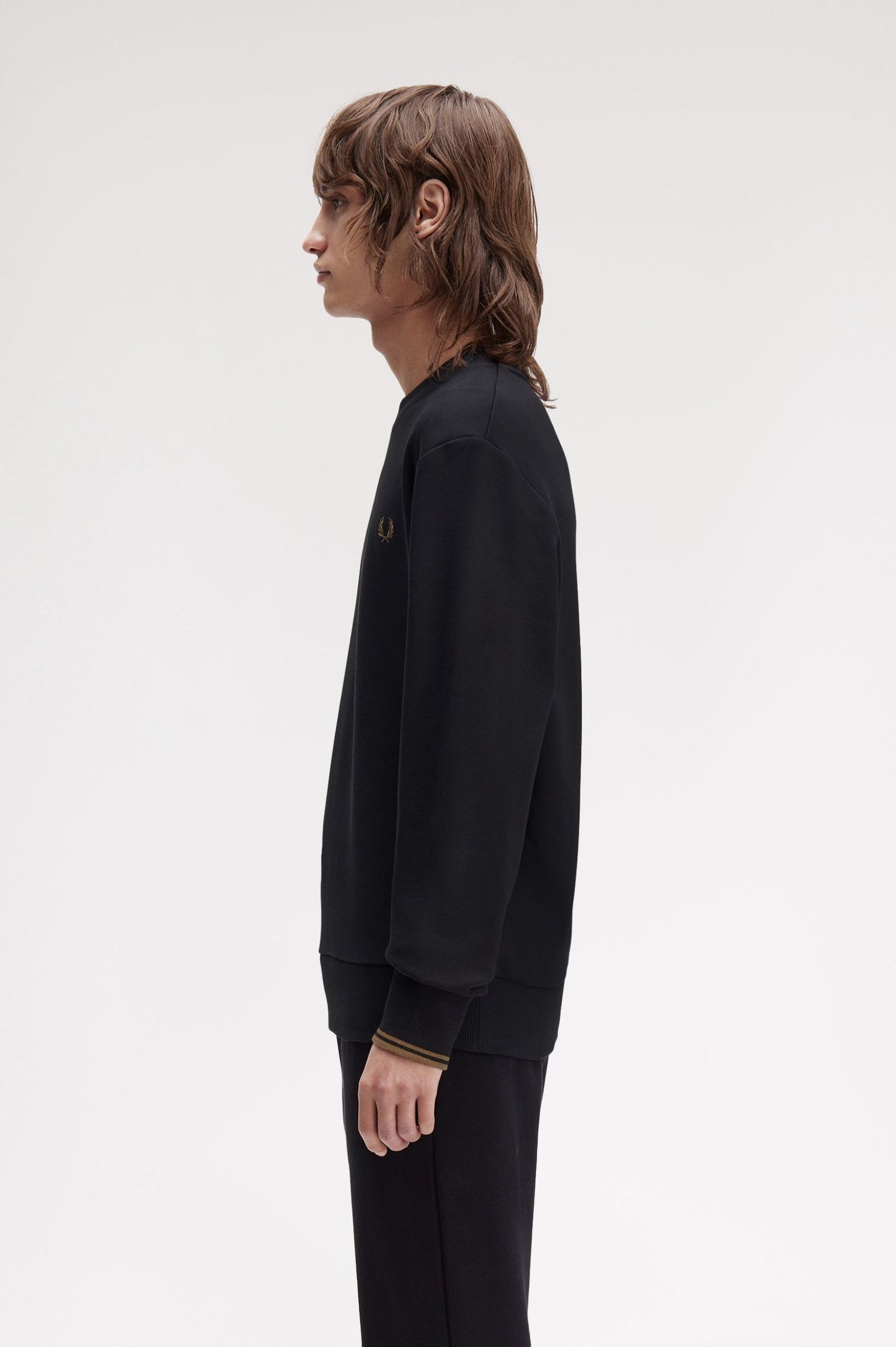 SUDADERA CON CUELLO REDONDO DE FRED PERRY