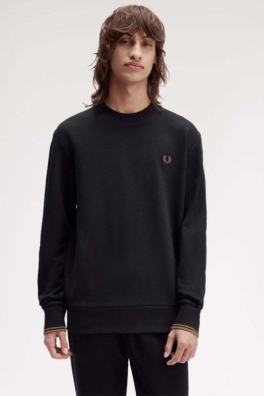 SUDADERA CON CUELLO REDONDO DE FRED PERRY