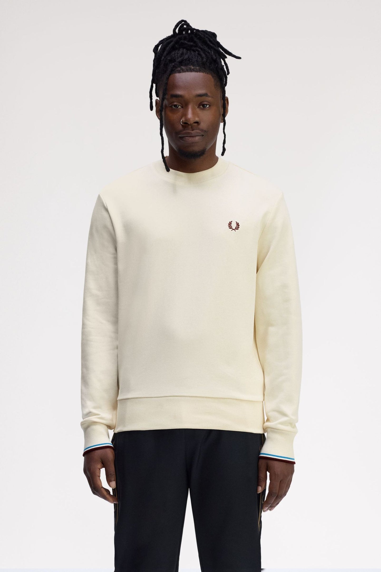 SUDADERA CON CUELLO REDONDO DE FRED PERRY