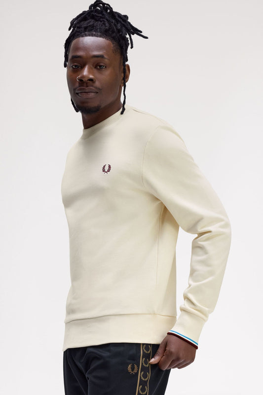 SUDADERA CON CUELLO REDONDO DE FRED PERRY