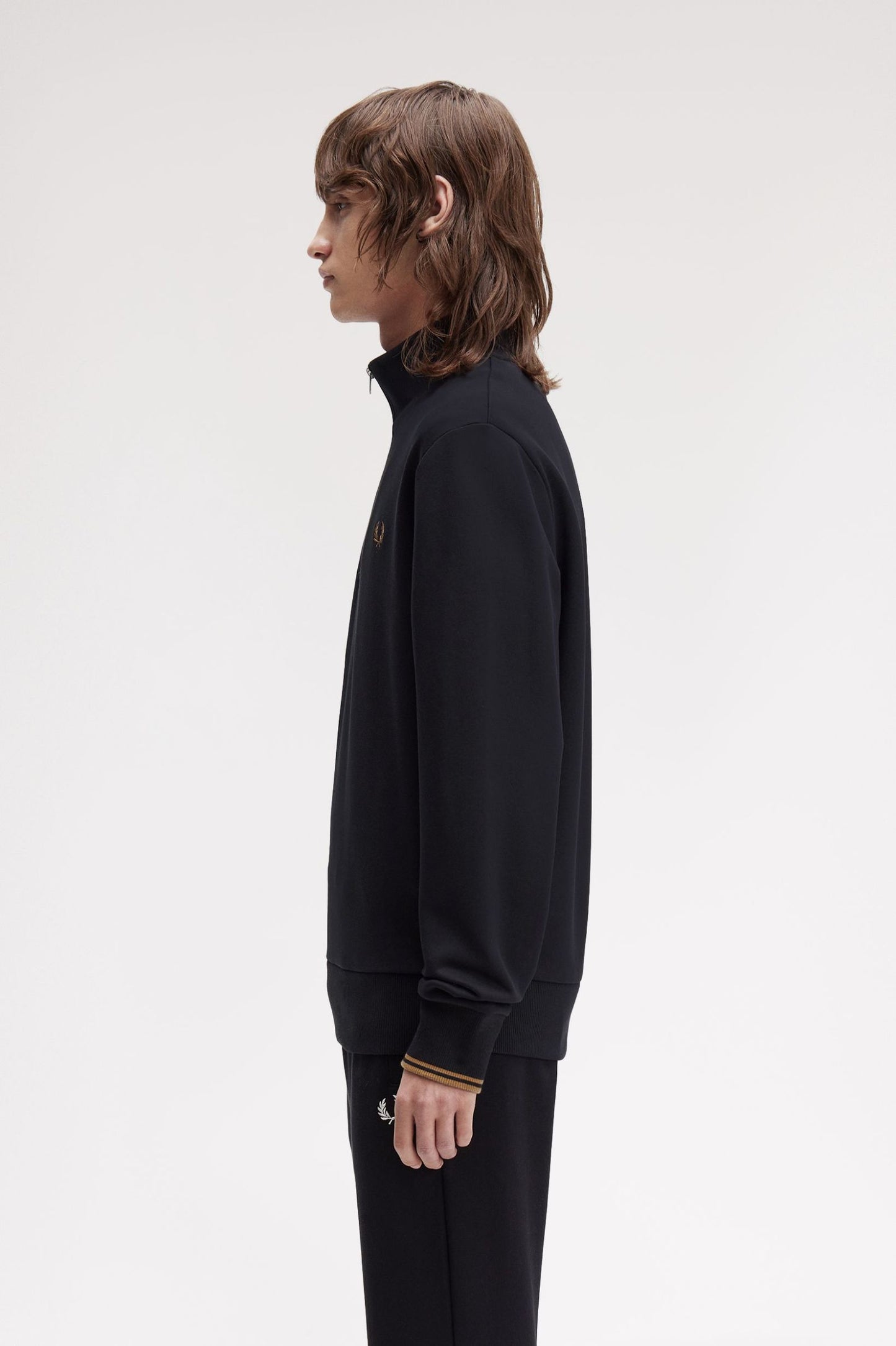 SUDADERA CON MEDIA CREMALLERA DE FRED PERRY