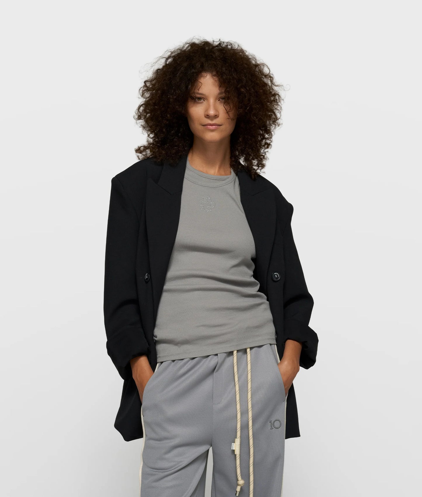 TOP ASIMÉTRICO DE RIBETE DE 10DAYS