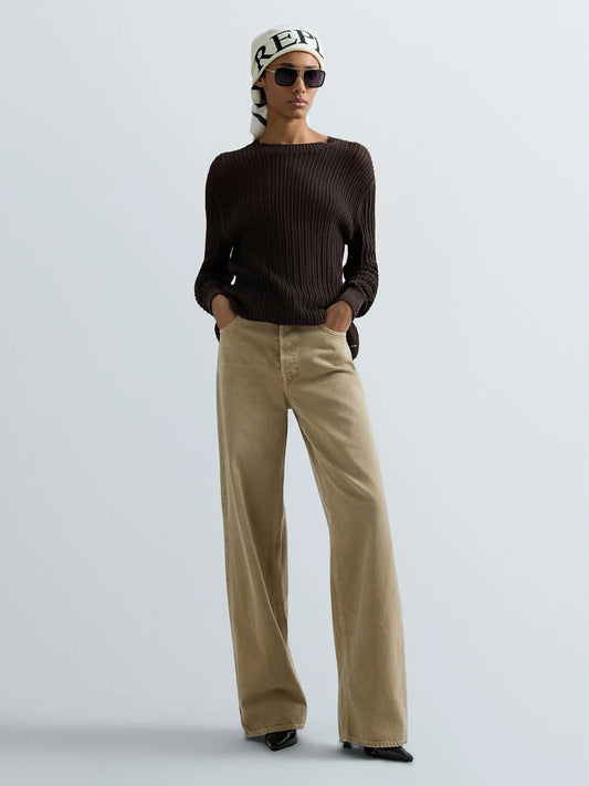 VAQUEROS WIDE LEG DE REPLAY