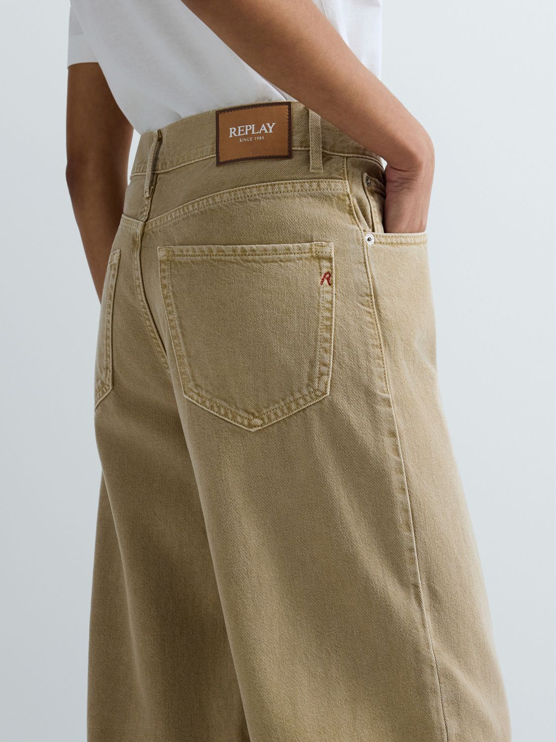 VAQUEROS WIDE LEG DE REPLAY