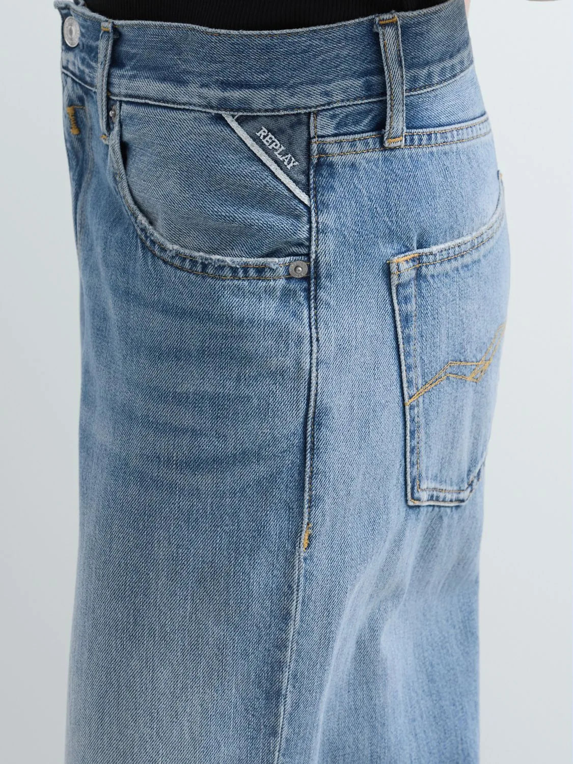VAQUEROS WIDE LEG DE REPLAY