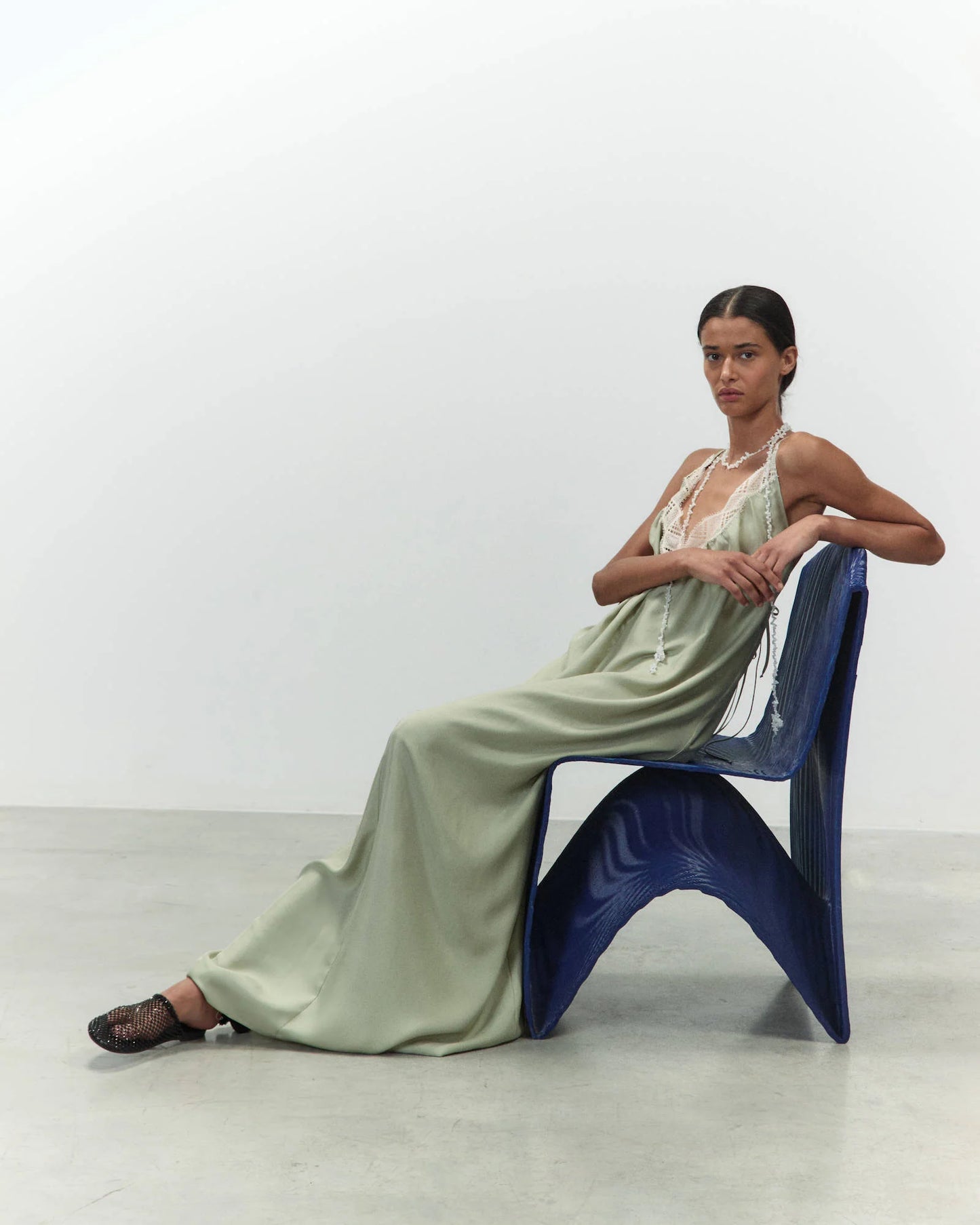 VESTIDO LENCERO DE SEDA