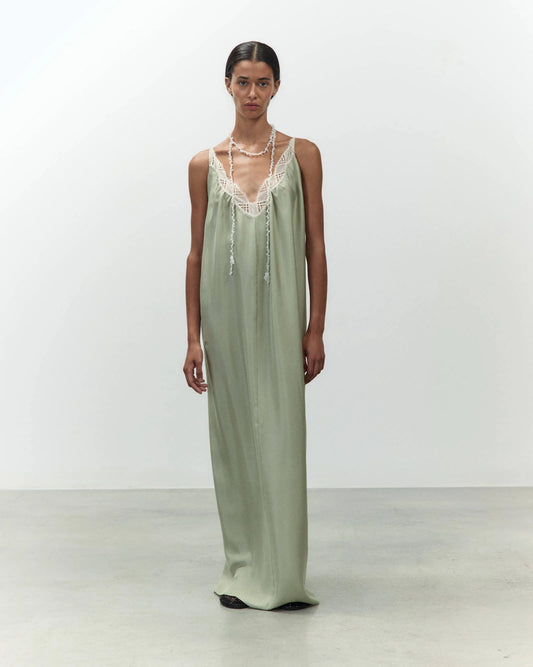VESTIDO LENCERO DE SEDA DE ALYSI